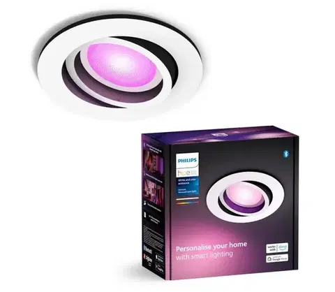 LED osvetlenie Philips - LED RGBW Stmievateľné podhľadové svietidlo Hue CENTURA 1xGU10/4,2W/230V 8720169319035