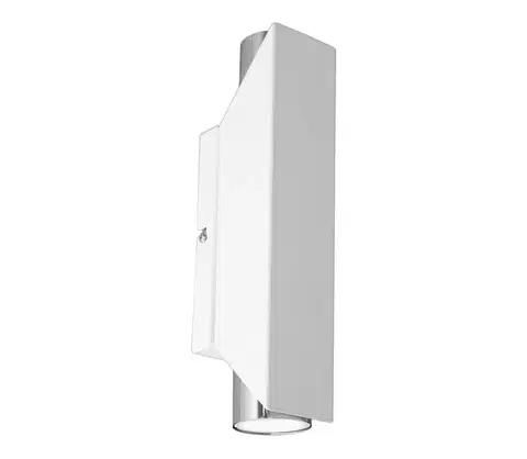 Svietidlá  Nástenné svietidlo WALL 2xGU10/8W/230V biela/lesklý chróm 3111