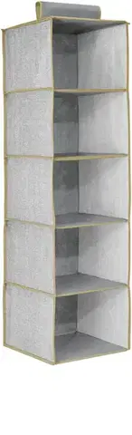 Kúpeľňové doplnky (ostatné) MAKRO - Organizér 5-poschodový krémový