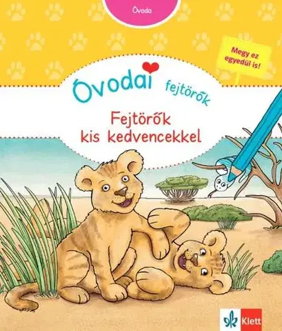 Príprava do školy, pracovné zošity Óvodai fejtörők – Fejtörők kis kedvencekkel - Britta Vorbach