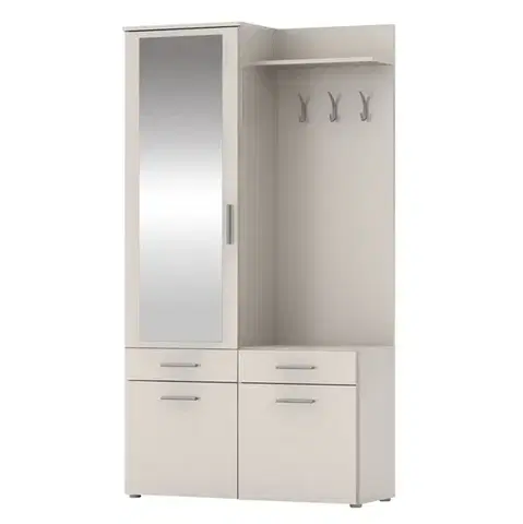 Predsieňové steny KONDELA Levito predsieň biela