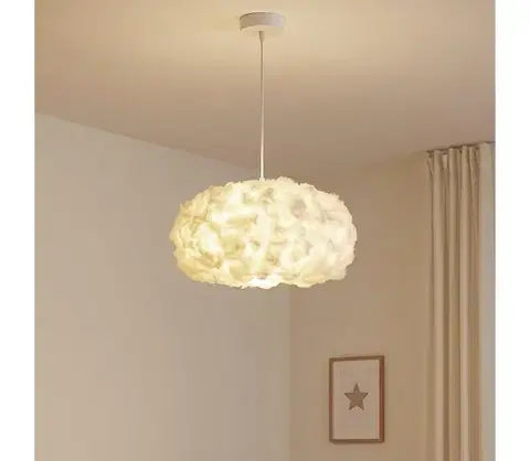 Svietidlá BRILAGI - Luster na lankách SOLEAIR 1xE27/60W/230V pr. 45 cm biela 390FLH2979