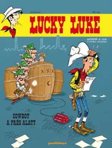Komiksy Lucky Luke 50. - Cowboy a prés alatt - René Goscinny