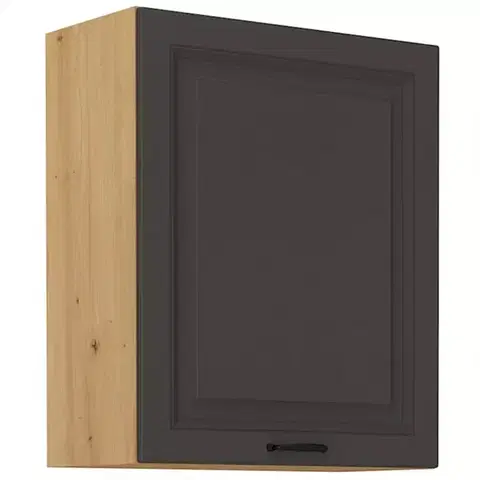 Kuchynské skrinky visiace Kuchynská skrinka STILO grafit mat/artisan 60g-72 1f
