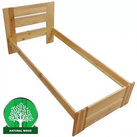 Jednolôžkové postele Posteľ Pola 100 borovica