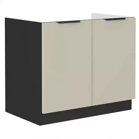 Kuchynské skrinky stojace Kuchynská skrinka Arona cashmere 80zl 2f bb