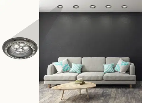 Stropná svetla Stropné svietidlo Soc-03 Bk Gu10 50W 230V Stropné svietidlo Pevné okrúhle liate