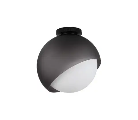Svietidlá Ideal Lux - Stropné svietidlo BLOOM 1xE27/42W/230V, priemer 30 cm, čierne 366609