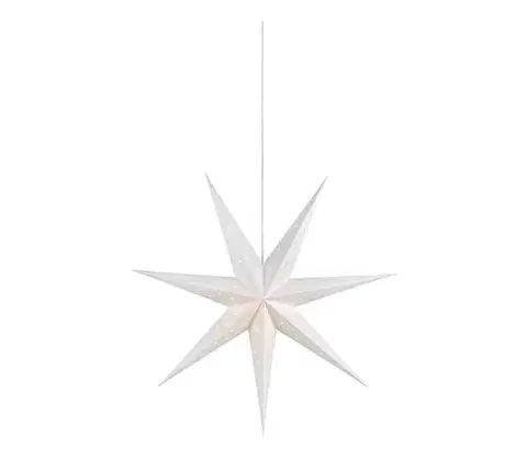 Vianočné dekorácie Markslöjd 703876 - Vianočná dekorácia SOLVALLA 1xE14/25W/230V pr. 75 cm biela 703876