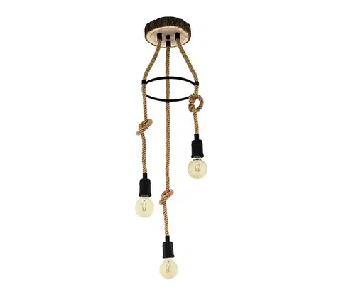 Svietidlá Eglo 43423 - Luster na lanku RAMPSIDE 3xE27/40W/230V 43423