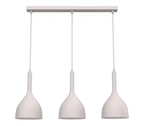 Svietidlá  Luster na lanku NOAK 3xE27/15W/230V krémový 7269A