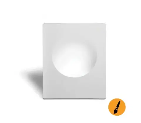 Svietidlá  Nástenné svietidlo BIANCO 1xGU10/35W/230V KRBI