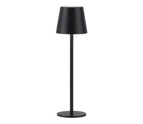Lampy Leuchten Direkt19250-18-LED Vonkajšia nabíjacia lampa EURIA LED/3W/5V IP54 čierna 19250-18