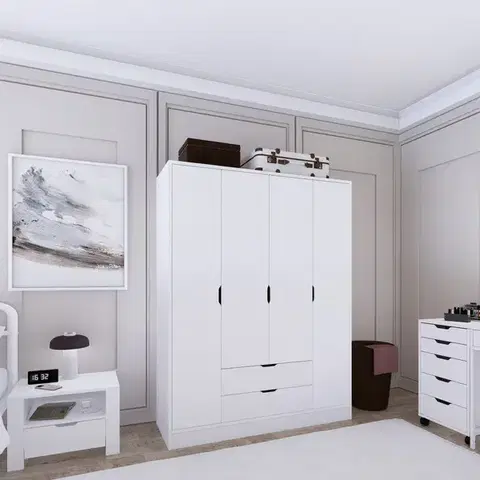 Šatňové skrine Šatníková skriňa Duru 4 Door 1600-017