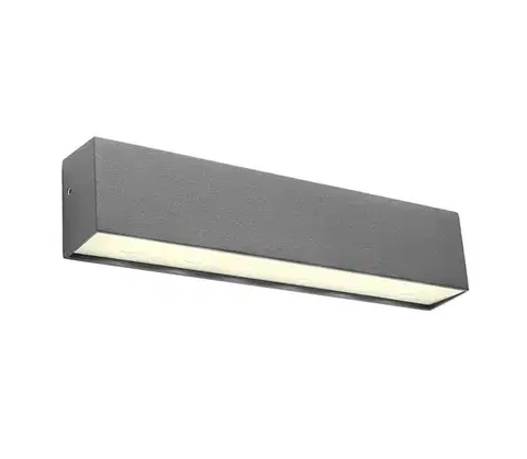 Svietidlá Redo 90394 - LED Vonkajšie nástenné svietidlo OMNIA LED/12W/230V 3000K IP54 šedá 90394