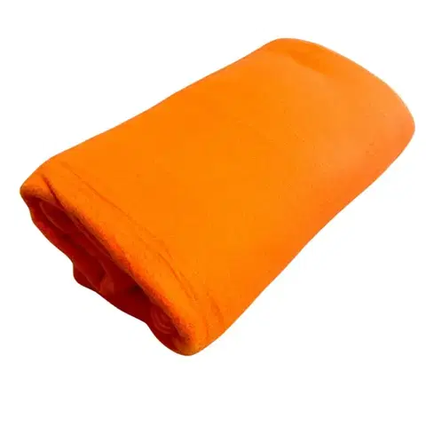 Deky Deka Fleece Oranžová 150x200cm TiaHome