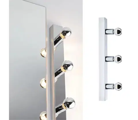 Svietidlá Paulmann 80096 - 3xE14/40W IP44 Kúpeľňové osvetlenie zrkadla REGULA 230V chróm 80096