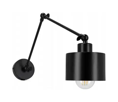 Svietidlá SmartLED Nástenná lampa 1xE27/20W/230V čierna 7030
