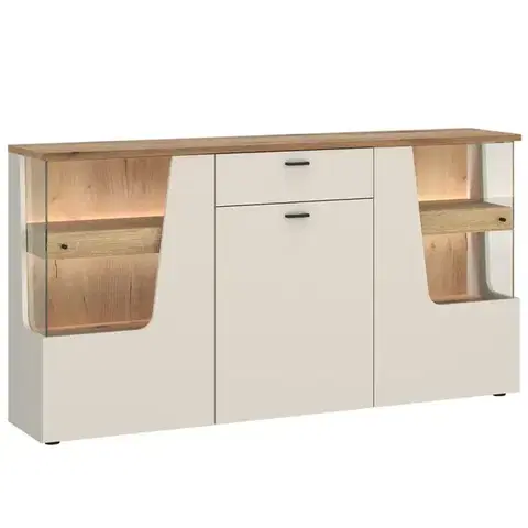 Komody do spálne Komoda Cut Out CTUK01 U118 3D1S kašmír