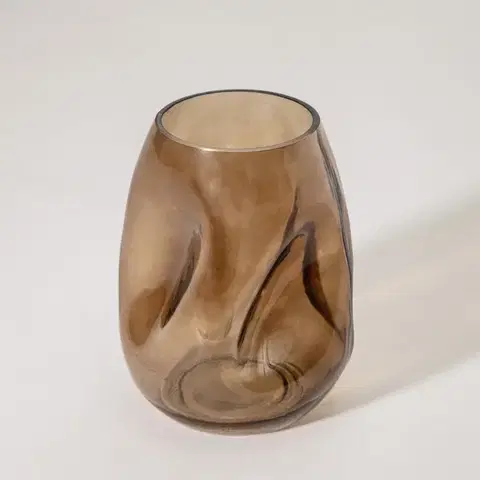 Vázy, misy Váza Bronze Wave I 13x13x18 cm