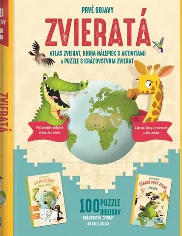 Príroda Mladý objaviteľ: Úžasný prvý atlas zvierat
