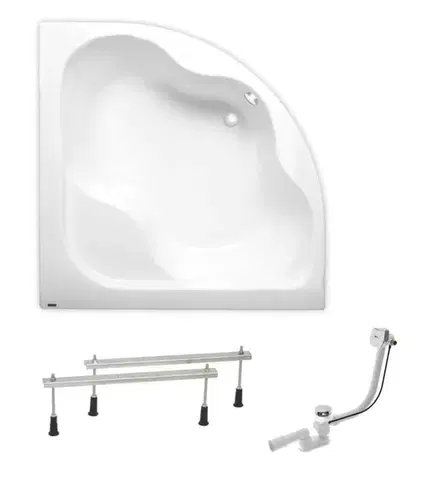 Vane Rohová vaňa Laguna Samanta Plus 140x140 cm akrylát ľavá aj pravá SIKOSM1400APN SIKOSM1400APN