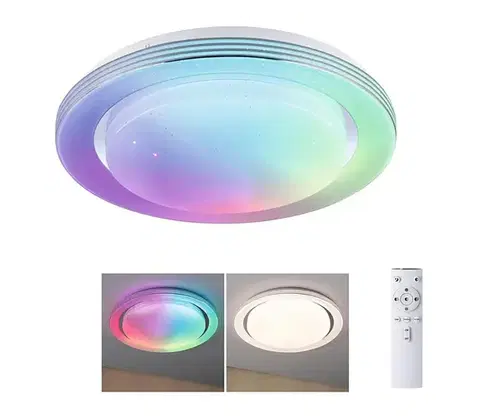 Svietidlá Paulmann 70547 - LED RGBW/38,5W Stmievateľné stropné svietidlo RAINBOW 230V + DO 70547