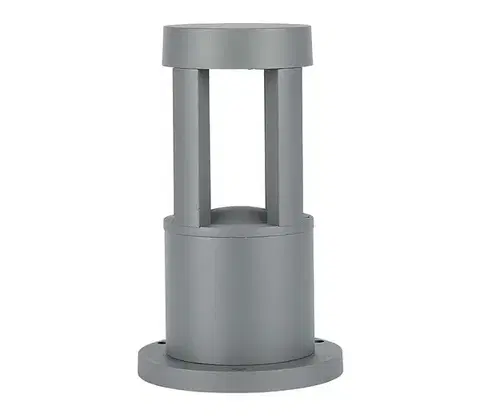 LED osvetlenie  LED Vonkajšia lampa LED/10W/230V 25cm 3000K IP65 šedá 128319