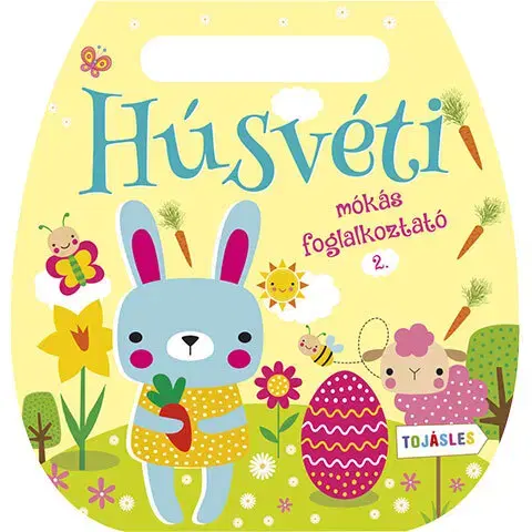 Nalepovačky, vystrihovačky, skladačky Húsvéti mókás foglalkoztató 2. - sárga