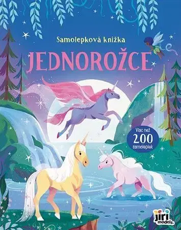 Nalepovačky, vystrihovačky, skladačky Samolepková knižka Jednorožce