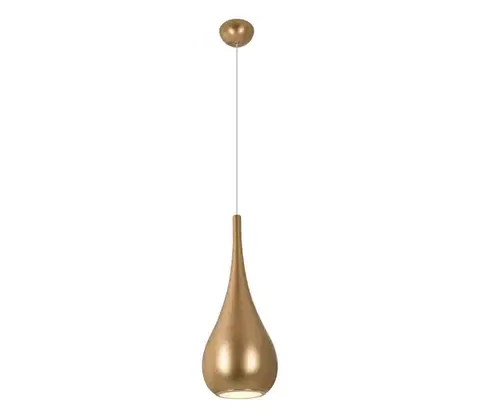 Svietidlá MAXLIGHT P0436 - Luster na lanku DROP 1xE27/40W/230V pr. 20 cm zlatá P0436
