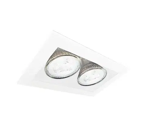 Svietidlá - Brosline 3035 - Podhľadové svietidlo CAGE 2xGU10/10W/230V biele 3035