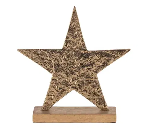 Vianočné dekorácie Eglo 427115 - Vianočná dekorácia BALIGUIAN 21x20,5 cm hviezda/zlatá 427115