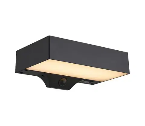 Svietidlá Nordlux - LED solárne nástenné svietidlo MONAY LED/5W/5V IP44 so senzorom 2518341003