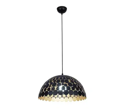 Svietidlá  Luster na lanku LISA BLACK 1xE27/60W/230V ML6134