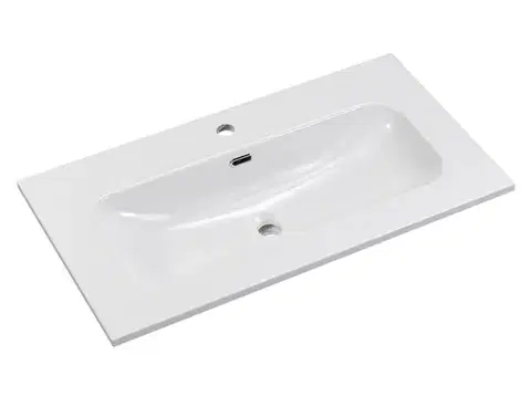 Umývadlá ArtCom Keramické umývadlo FLY 80 | E-8073-80 | biely lesk 80 cm