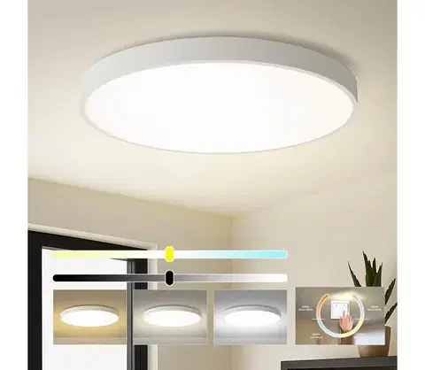 Svietidlá BRILAGI - LED stropné svietidlo POOL LED/128W/230V 3000/4000/6000K pr. 100 cm biele BRI357