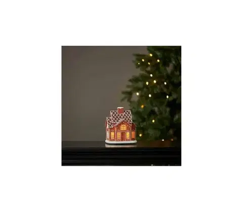 Vianočné dekorácie Eglo 411476 - LED Vianočná dekorácia GINGERVILLE 2xLED/0,06W/3xAAA 411476