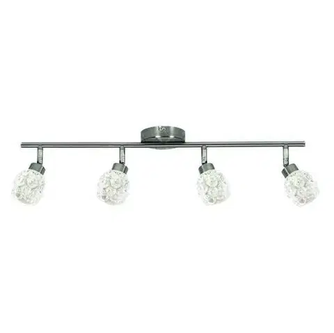 Stropná svetla Candellux Milos Strip 4X40W G9 Saténové