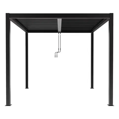 Pergoly NABBI Lotan hliníková pergola 300x400 cm čierna