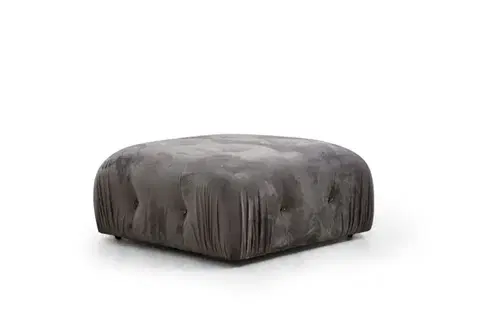 Taburety a podnožky Taburetka Bubble Pouffe - Grey