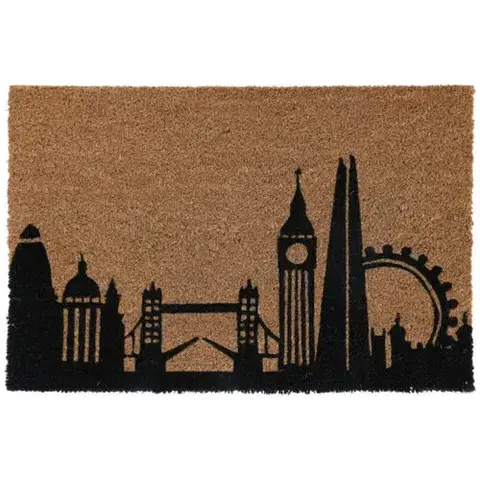 Koberce a koberčeky Vonkajšia kokosová rohožka London, 39 x 53 cm