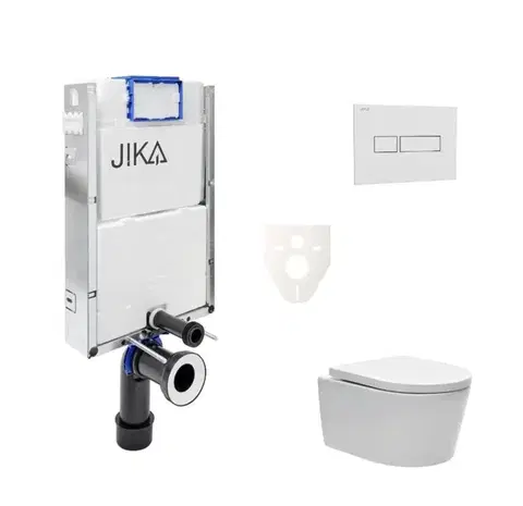 Záchody Cenově zvýhodněný závěsný WC set Jika k zazdění + WC SAT Brevis SIKOJW1 SIKOJW1