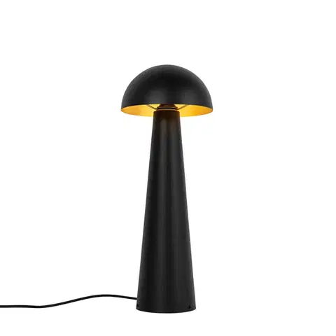 Vonkajšie stojanové svietidlá Vonkajšia stojaca lampa čierna 65 cm - Mushroom