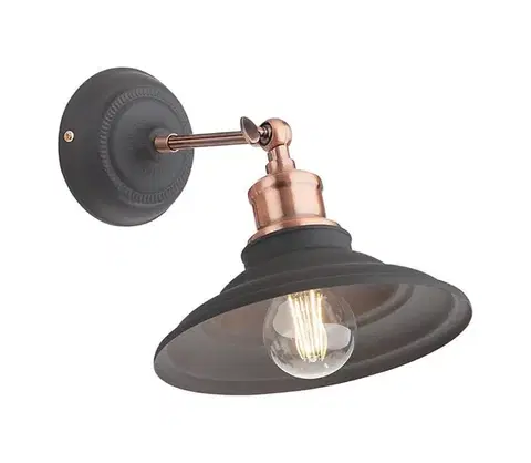 Svietidlá Redo 01-1289 - Nástenné svietidlo SPINNER 1xE27/42W/230V 01-1289