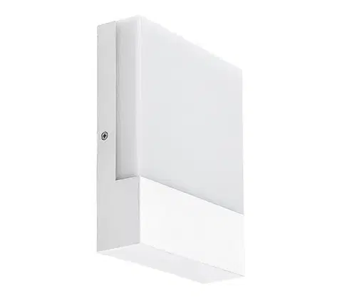 Svietidlá Rabalux 77098 - LED Vonkajšie nástenné svietidlo GIMONE LED/10W/230V IP44 biela 77098