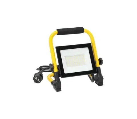 Svietidlá  LED Prenosný reflektor TIGRA LED/50W/4000K IP54 čierna/žltá 003937