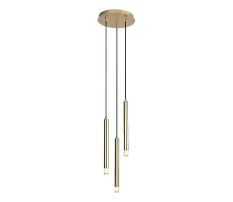 Svietidlá Rabalux 72359 - Luster na lanku RAMIRA 3xG9/5W/230V zlatá 72359