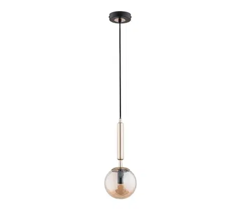 Svietidlá  Luster na lanku VOLDA 1xE14/40W/230V mosadz 60916