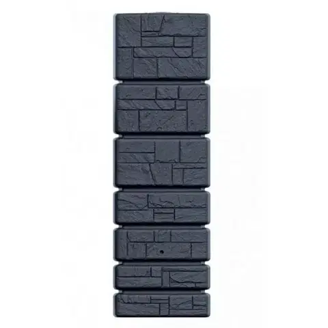 Lieviky Kinekus Sud na dažďovú vodu TOWER STONE 350L, antracit +ventil